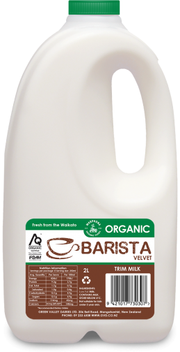 Barista Velvet Organic Low Fat Milk